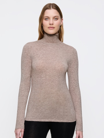 TRIUMPH - Camiseta térmica ' Beauty Layers Top ' en beige: frente
