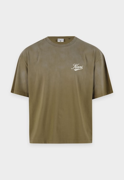 Karl Kani T-Shirt in L in khaki / weiß, Produktansicht