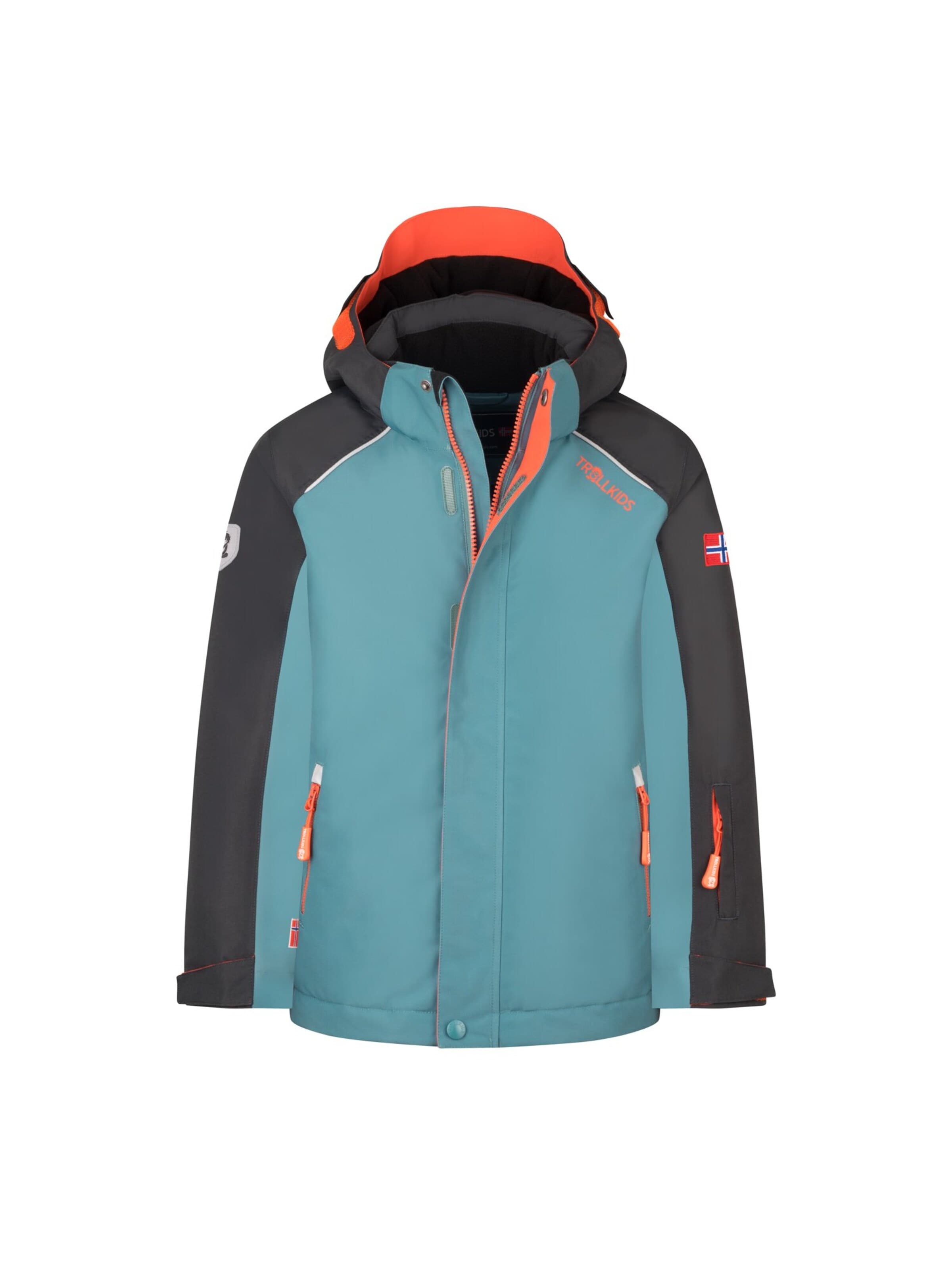 TROLLKIDS Winter Jacket in Blue: front