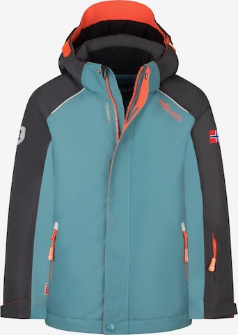 TROLLKIDS Winter Jacket in Blue: front