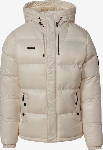 KOROSHI Between-season jacket in Beige: front