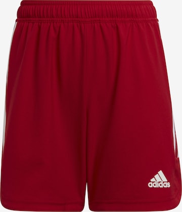 ADIDAS PERFORMANCE Regular Workout Pants 'Condivo 22' in Red: front