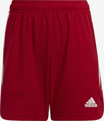 ADIDAS PERFORMANCE Regular Sportbroek 'Condivo 22' in Rood: voorkant