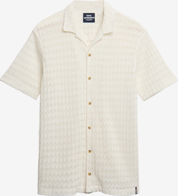 Superdry Overhemd in Wit: voorkant