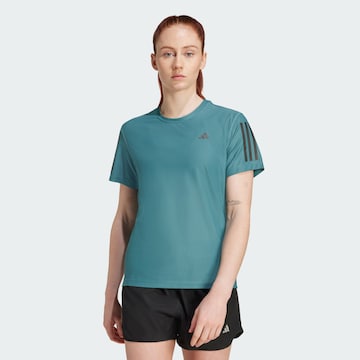 T-shirt fonctionnel 'Own The Run' ADIDAS PERFORMANCE en vert : devant