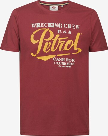 Petrol Industries T-Shirt 'Classic' in Rot: predná strana