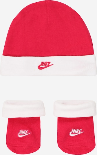 Nike Sportswear Underkläderset 'NIKE FUTURA HAT/BOOTIE 2PC' i knallröd / vit, Produktvy