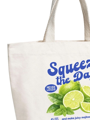Neverless Strandtasche 'Squeeze the Day'‌‌‌‌‌ in Beige