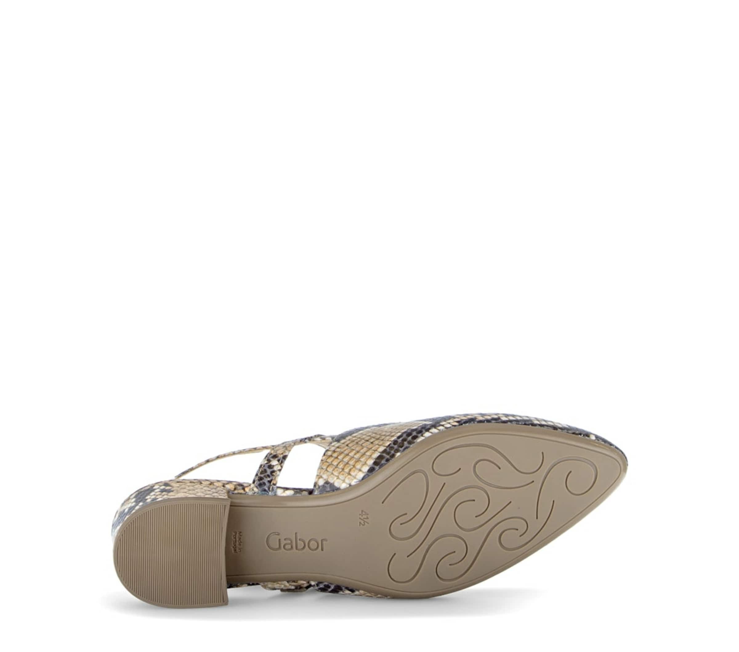GABOR Slingback Pumps in Beige