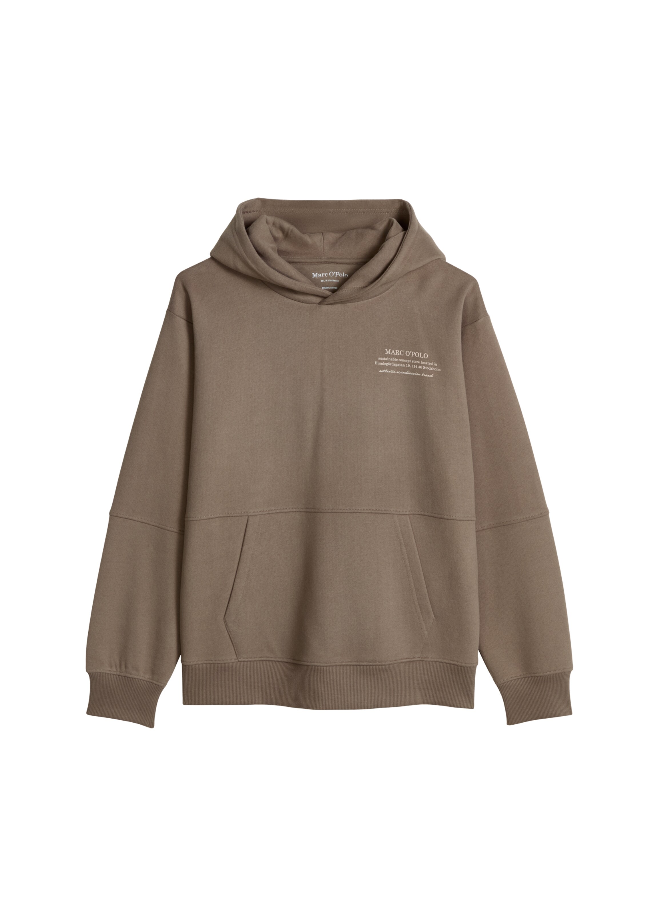 Marc O'Polo Sweatshirt in Brown: front