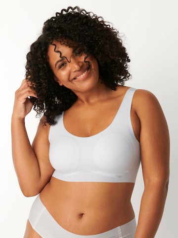Bustier Soutien-gorge ' ZERO Feel Top ' SLOGGI en blanc : devant