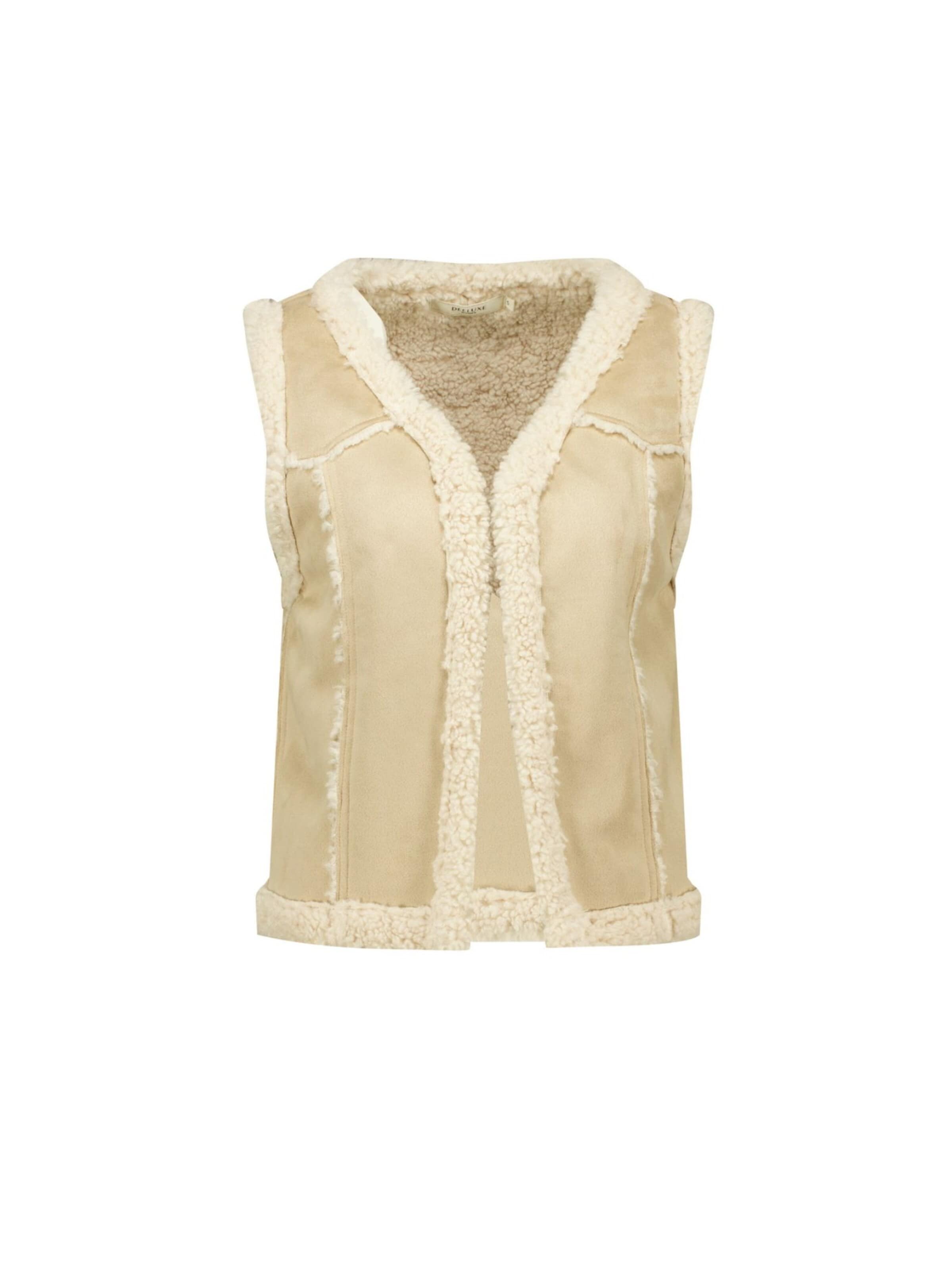 Veste mi-saison Deeluxe en beige : devant
