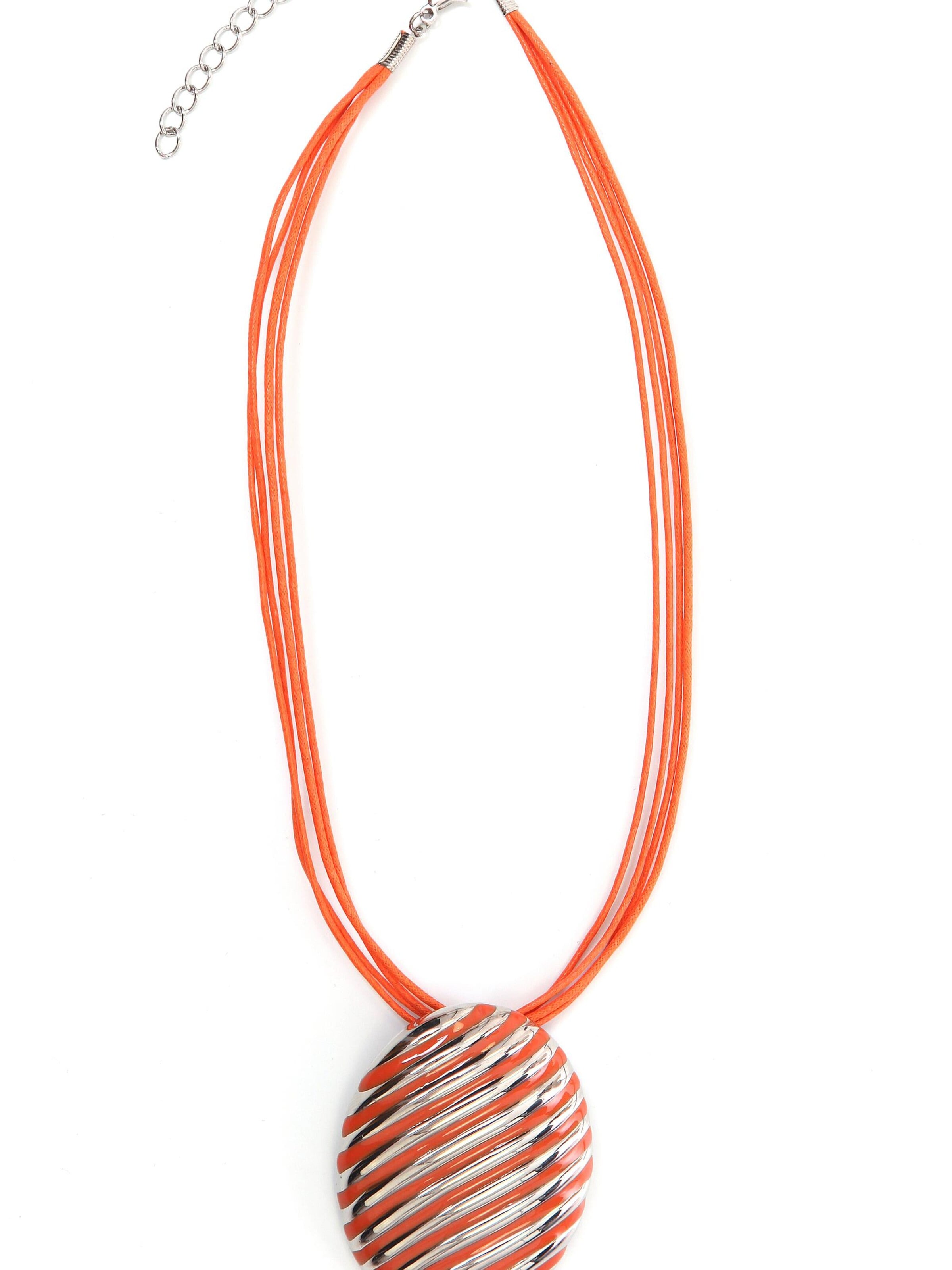 COLLEZIONE ALESSANDRO Necklace 'Beverly' in Red: front