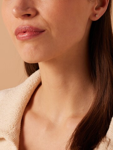 Lucardi Earrings in Gold: front