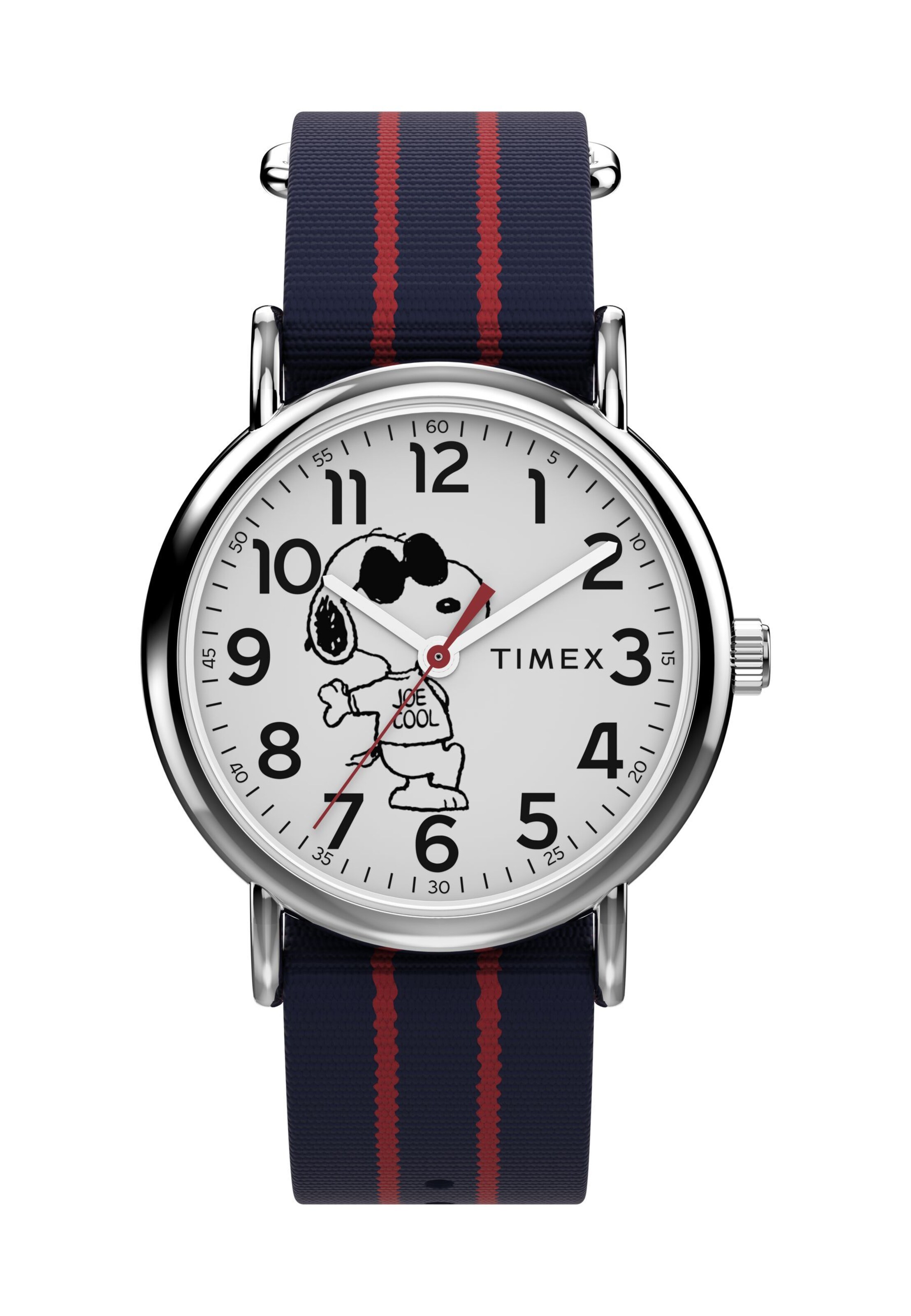 Orologio analogico ' Peanuts® Weekender Cool Joe ' di TIMEX in blu: frontale