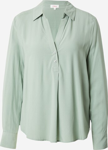 s.Oliver Blouse in Green: front