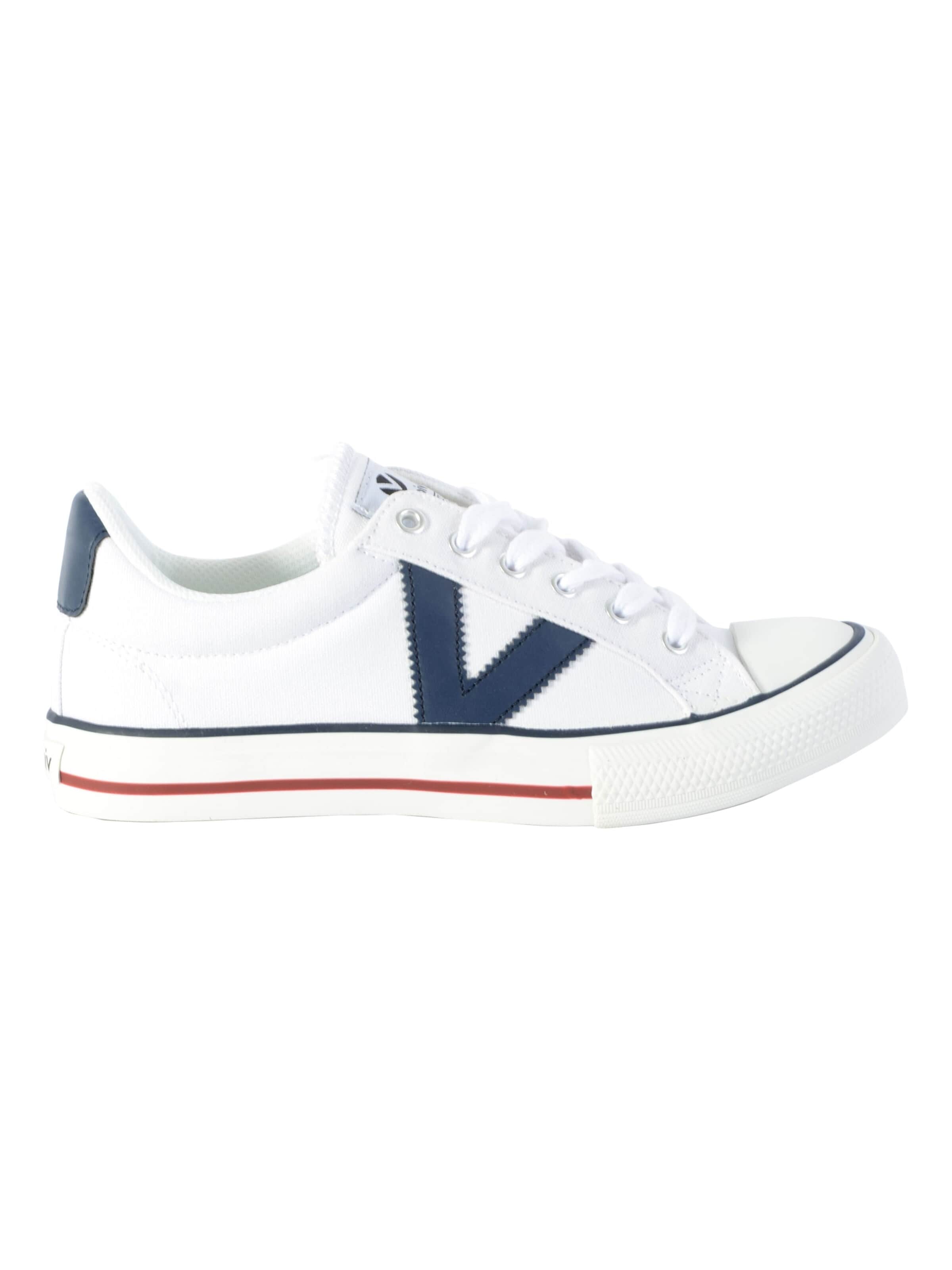 Chaussure de sport à lacets victoria en blanc