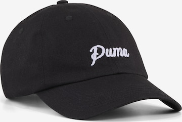 PUMA Sportcap in Schwarz: Vorderseite