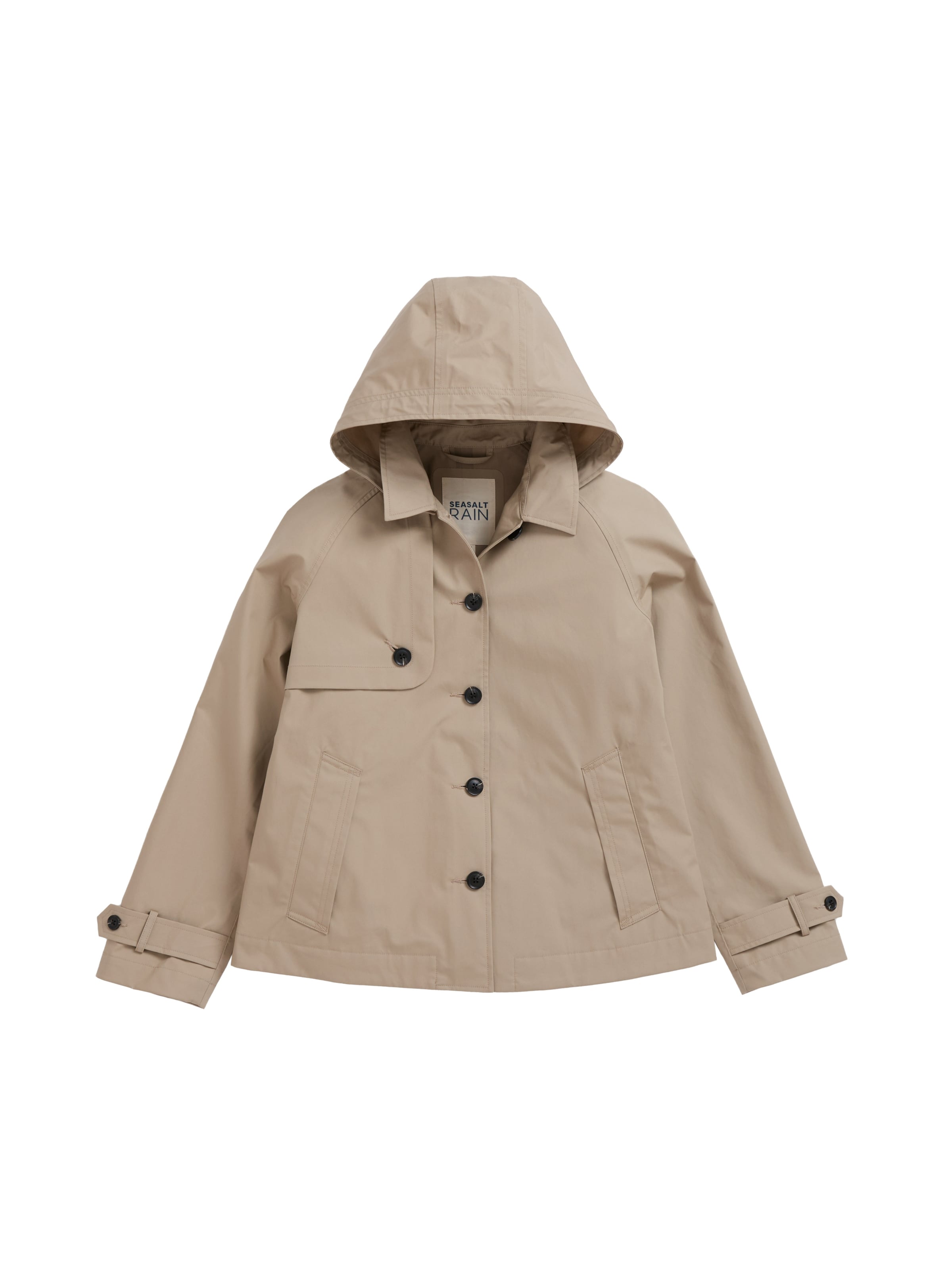 Seasalt Cornwall Between-Season Jacket 'Neap Tide' in Beige: front