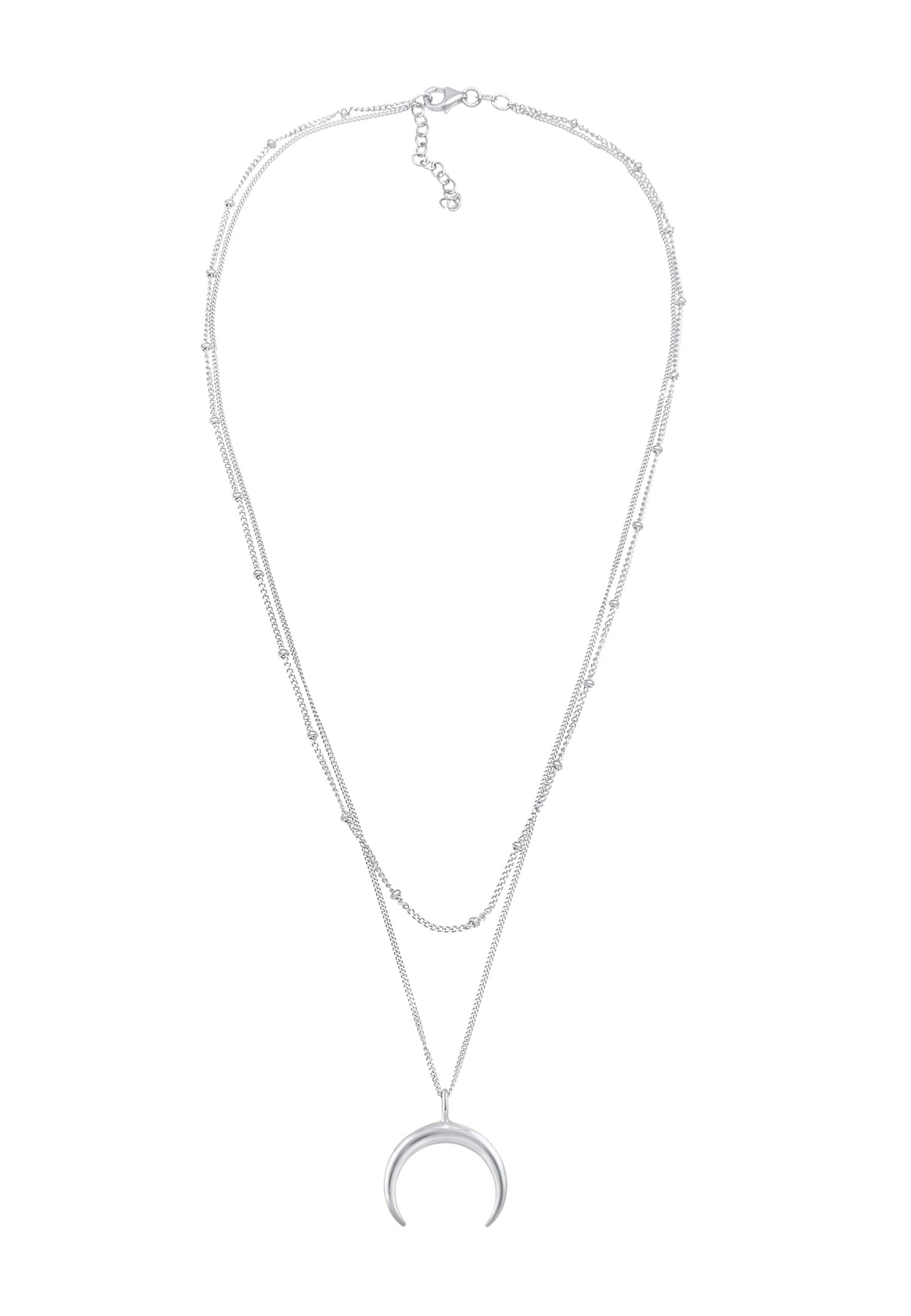 ELLI Necklace 'Astro Halbmond' in Silver