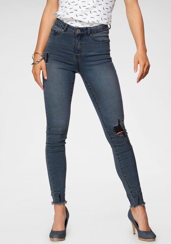 ARIZONA Skinny Jeans in Blue: front