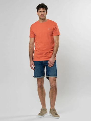 MCS Regular fit Shirt 'Texas' in Oranje