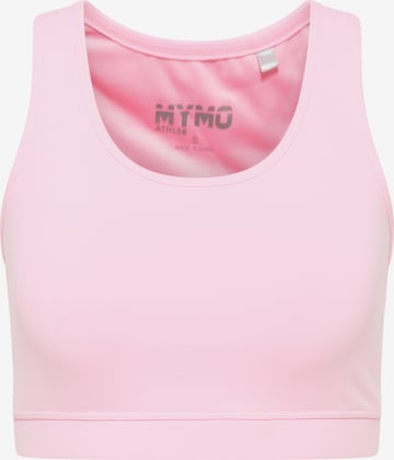 myMo ATHLSR Sports Top in Pink: front