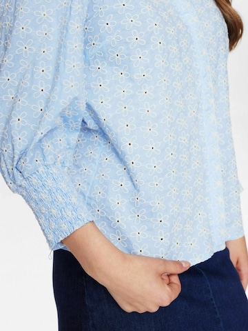 NÜMPH Bluse 'NUSIVA' i blå