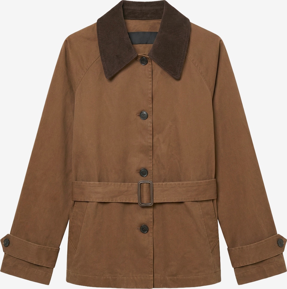 Palton de primăvară-toamnă 'VMCammie' de la VERO MODA pe maro: față