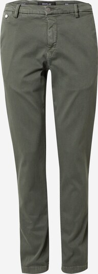 „Chino“ stiliaus kelnės 'Benni' iš REPLAY, spalva – rusvai žalia, Prekių apžvalga