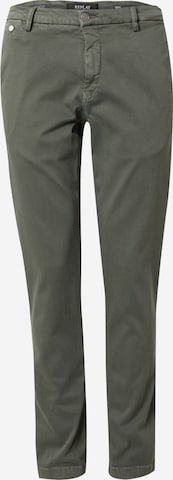 REPLAY Slim fit Chino Pants 'Benni' in Green: front