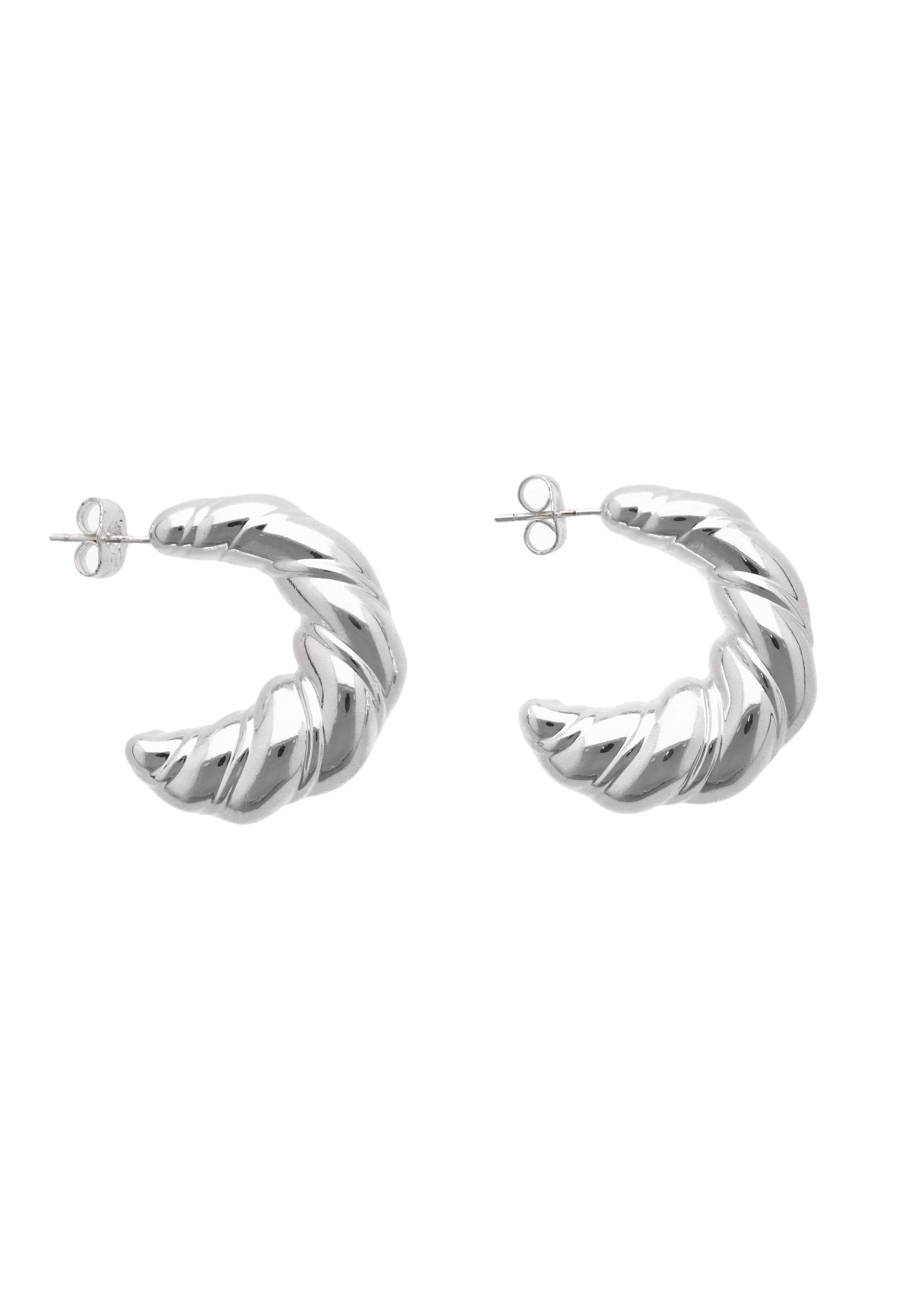 myMo at night Oorbellen in de kleur Zilver, Productweergave