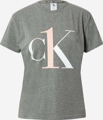 Calvin Klein Underwear - Camiseta para dormir en gris: frente