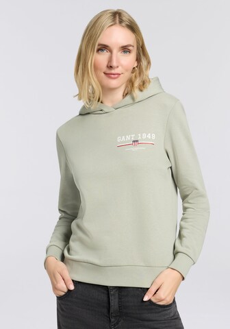 GANT Sweatshirt in Green: front