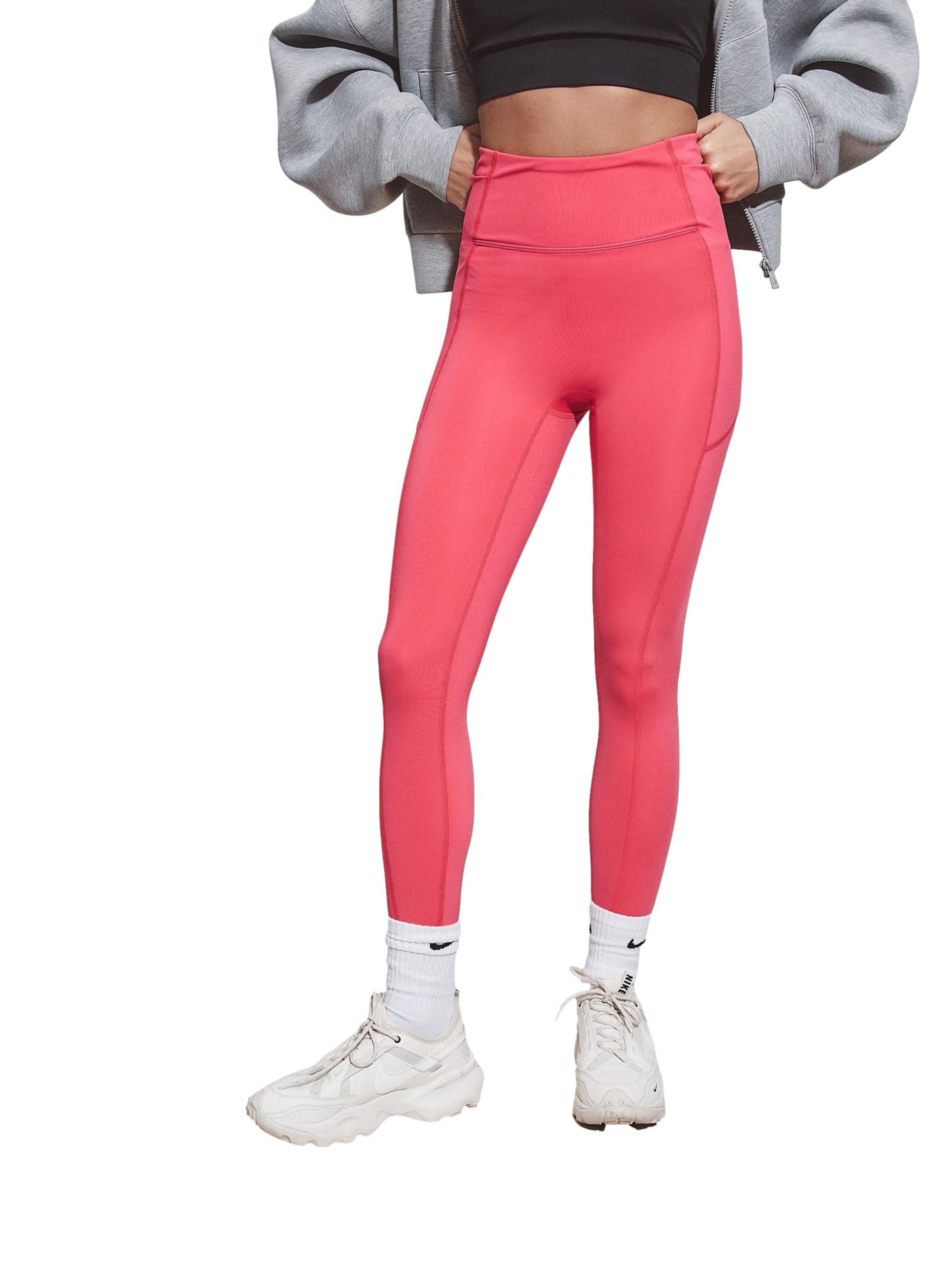 Next Skinny Fit Спортен панталон 'Power Active' в розово: отпред