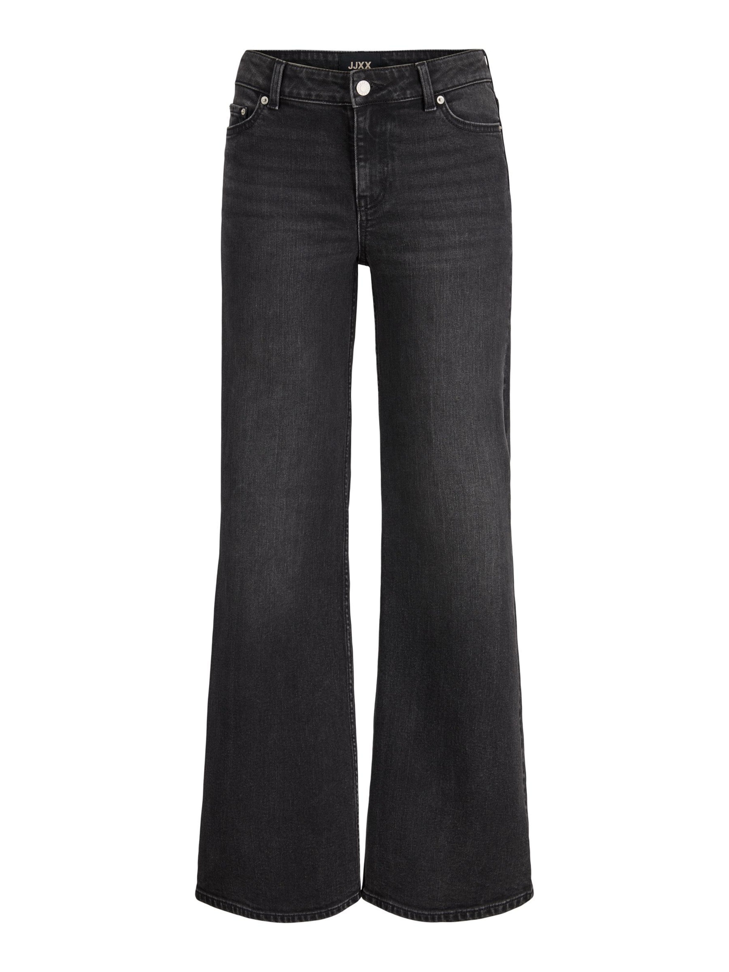 JJXX Flared Jeans 'JXRome' in Black: front