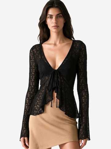 Busem Bluse 'Blusen' in Schwarz: Vorderseite