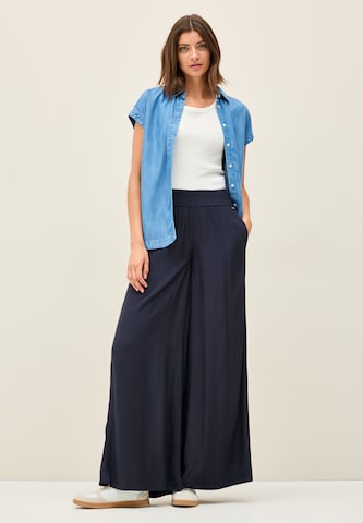 CECIL Wide Leg Hose in Blau