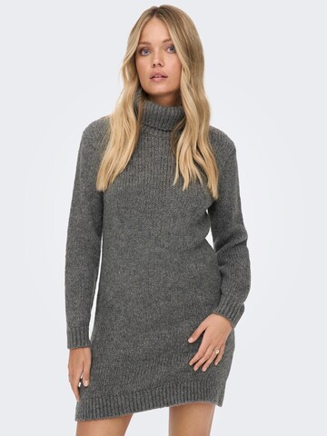 JDY Knit dress 'Dinea' in Grey