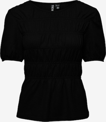 PIECES Shirt 'Alka' in Black: front
