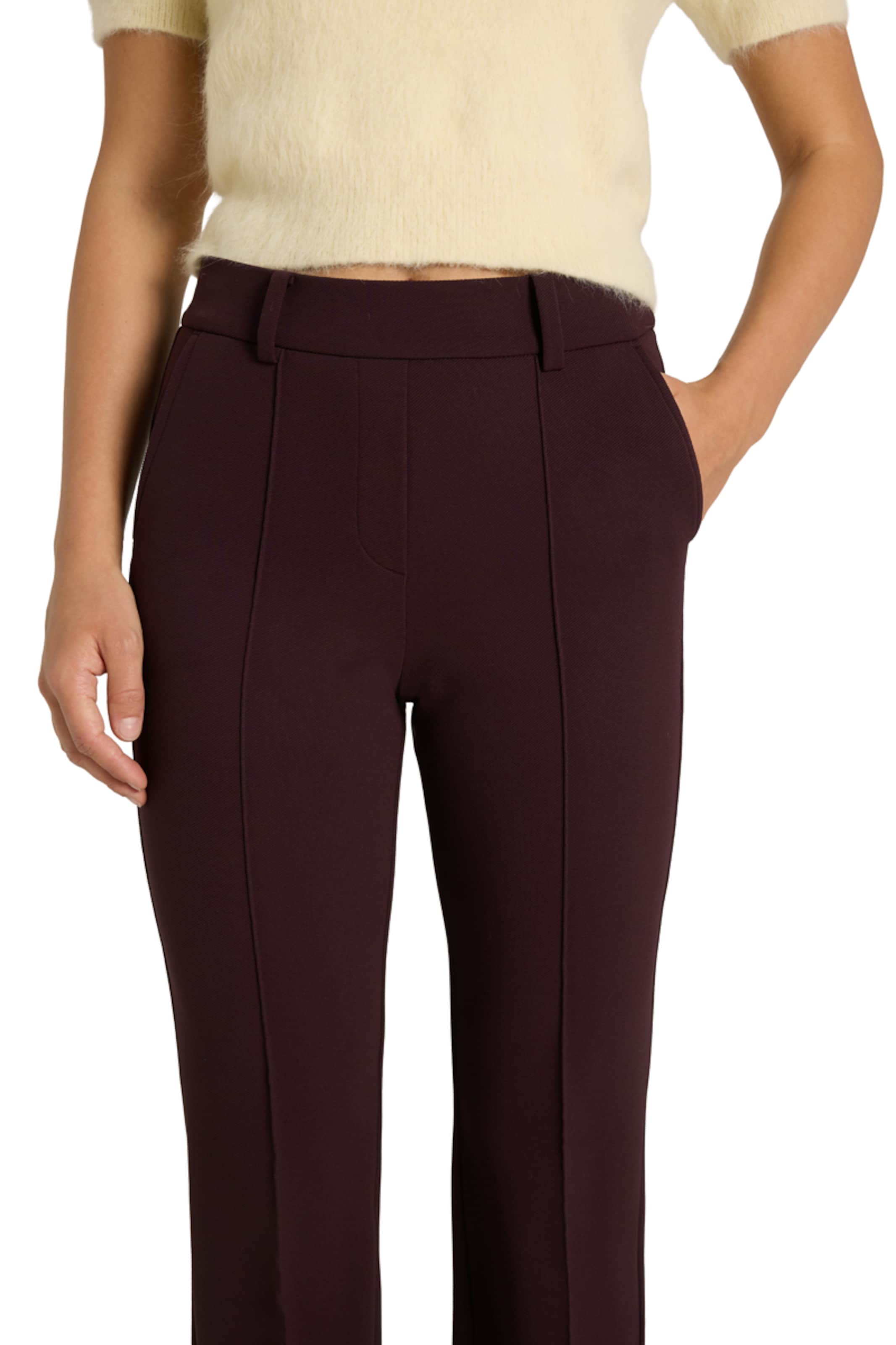 Regular Pantalon à pince 'Francoise' Cambio en violet