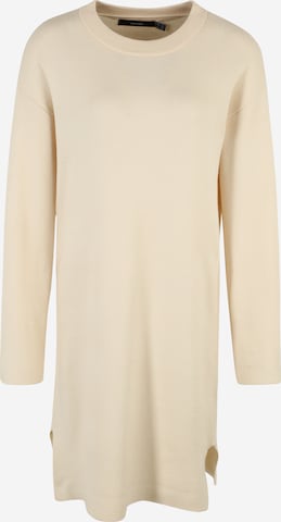 Vero Moda Tall Knitted dress 'GOLD' in Beige: front