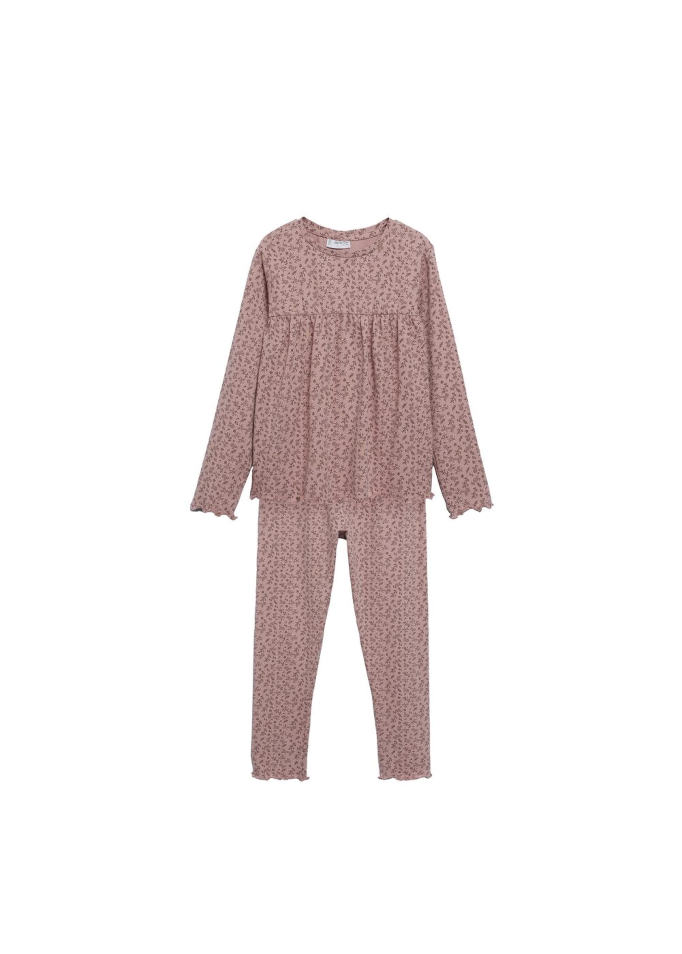 Kinder Teens (Gr. 140-176) MANGO KIDS Pyjama in Altrosa - ZR29012 Kinder Teens (Gr. 140-176) MANGO KIDS Pyjama in Altrosa - ZR29012
