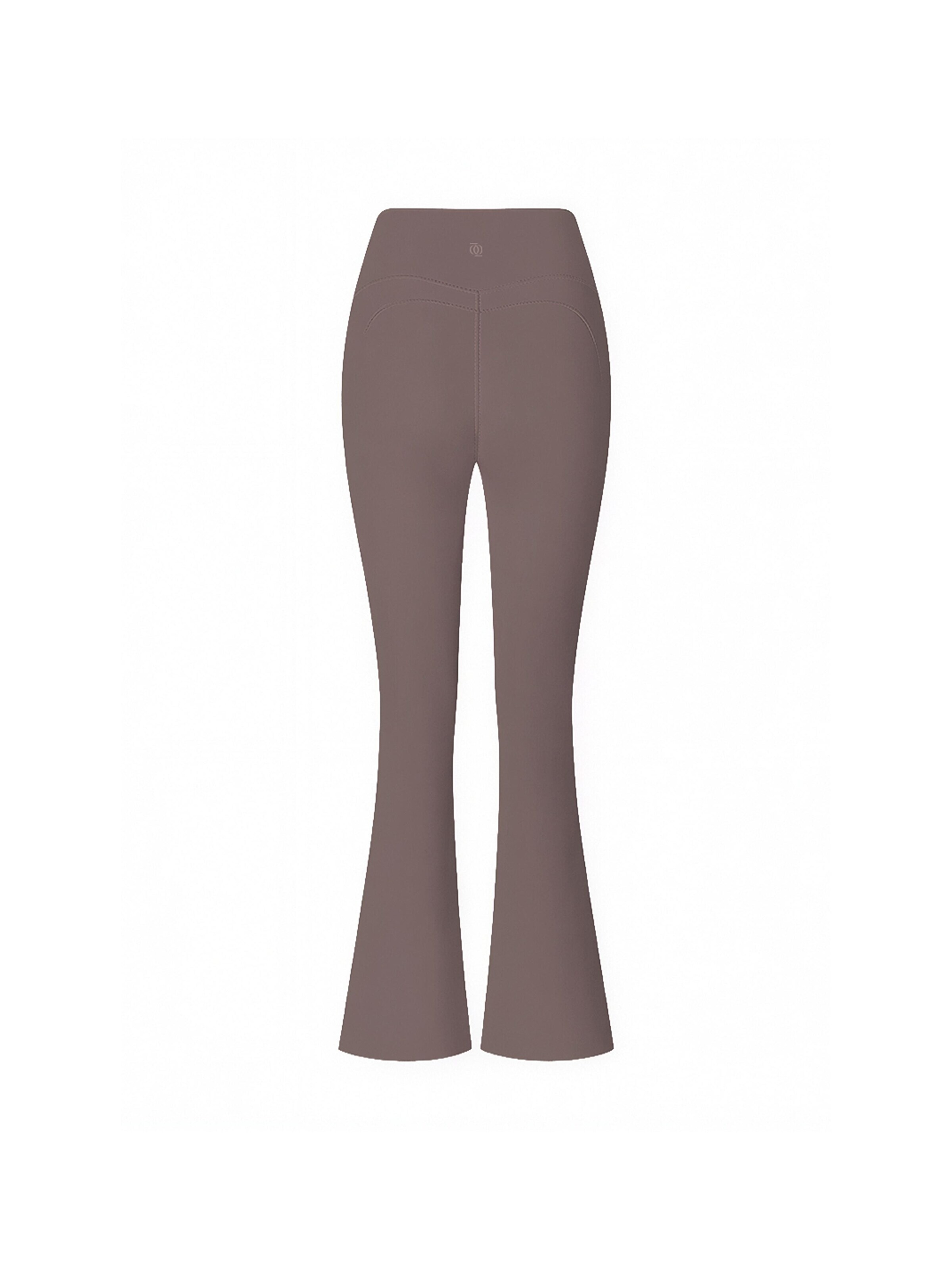 GOD SAVE QUEENS Bootcut Leggings 'Second Skin Studio High-Waisted Bootcut Legging'‌‌‌‌‌ in Braun: Vorderseite