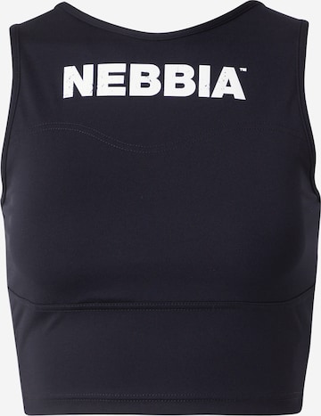 NEBBIASportski top 'GYM THERAPY 618' - crna boja: prednji dio