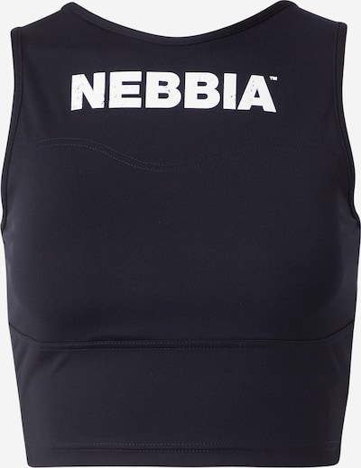 NEBBIA Urheilutoppi 'GYM THERAPY 618' värissä musta / valkoinen, Tuotenäkymä