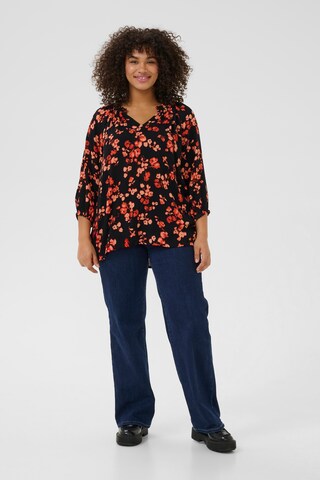 KAFFE CURVE Bluse 'Trine' i rød