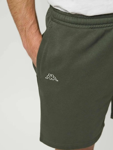 KAPPA Normální Kalhoty 'KMLogo' – zelená