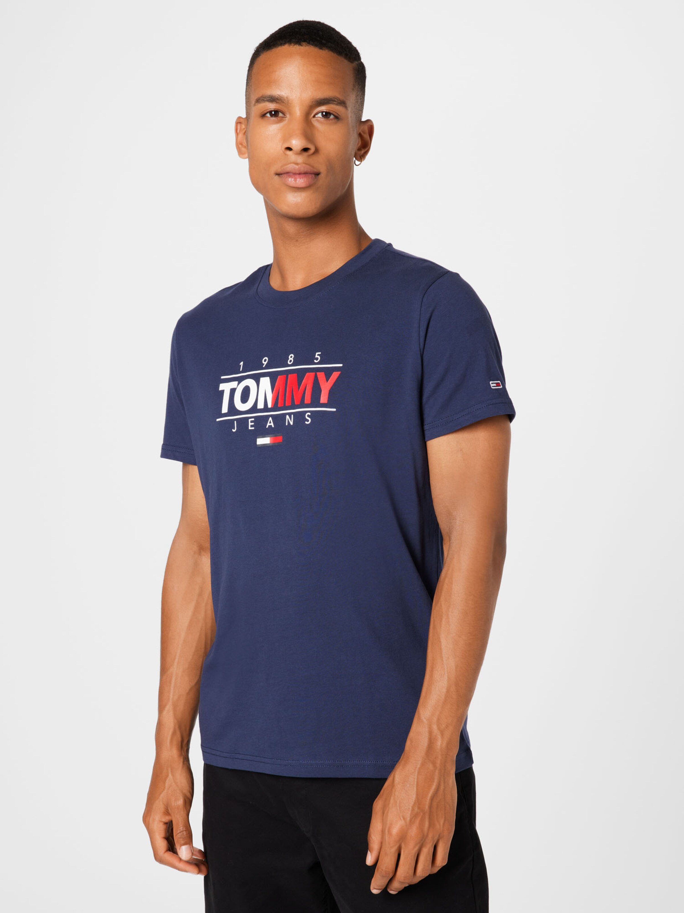 Männer Shirts Tommy Jeans T-Shirt in Navy - QI47634 Männer Shirts Tommy Jeans T-Shirt in Navy - QI47634