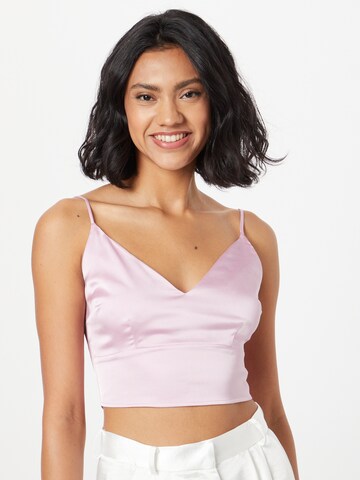 Abercrombie & Fitch Top in Roze: voorkant